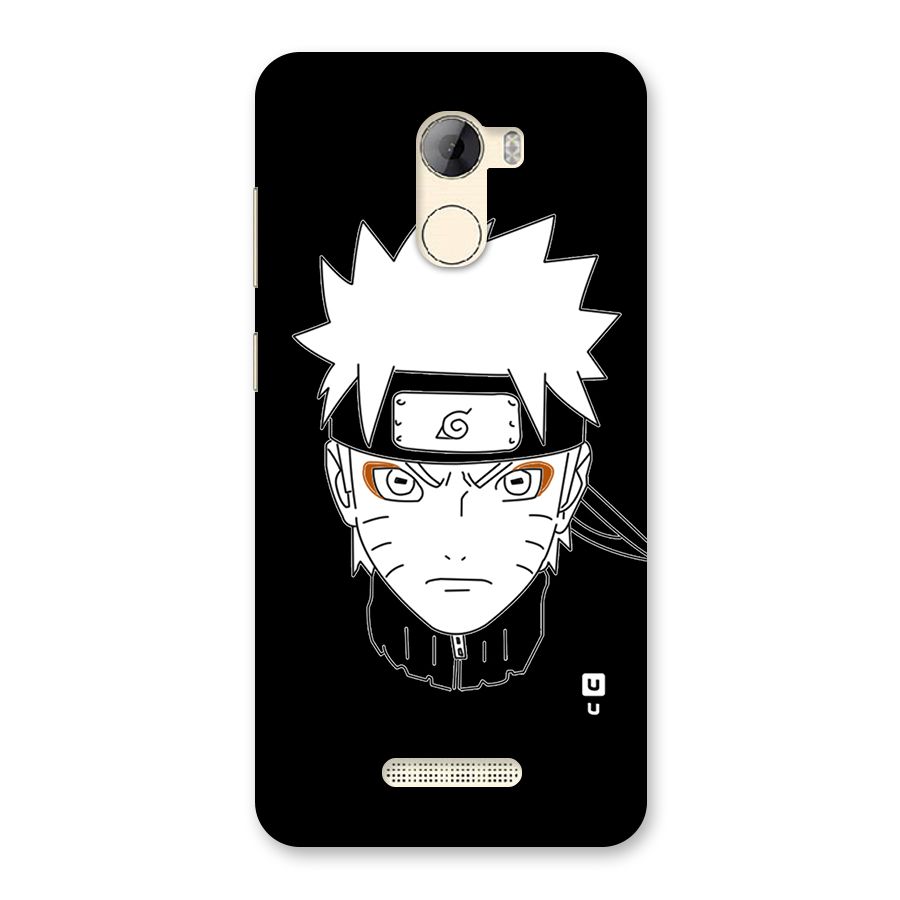 Naruto Black and White Art Back Case for Gionee A1 LIte