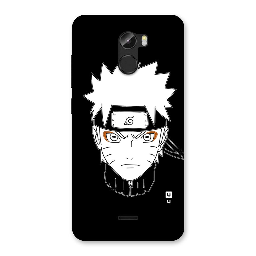 Naruto Black and White Art Back Case for Gionee X1
