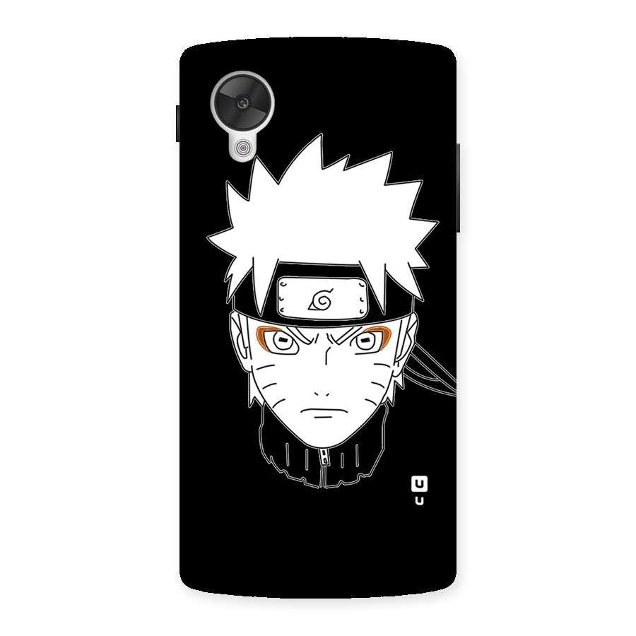 Naruto Black and White Art Back Case for Google Nexsus 5