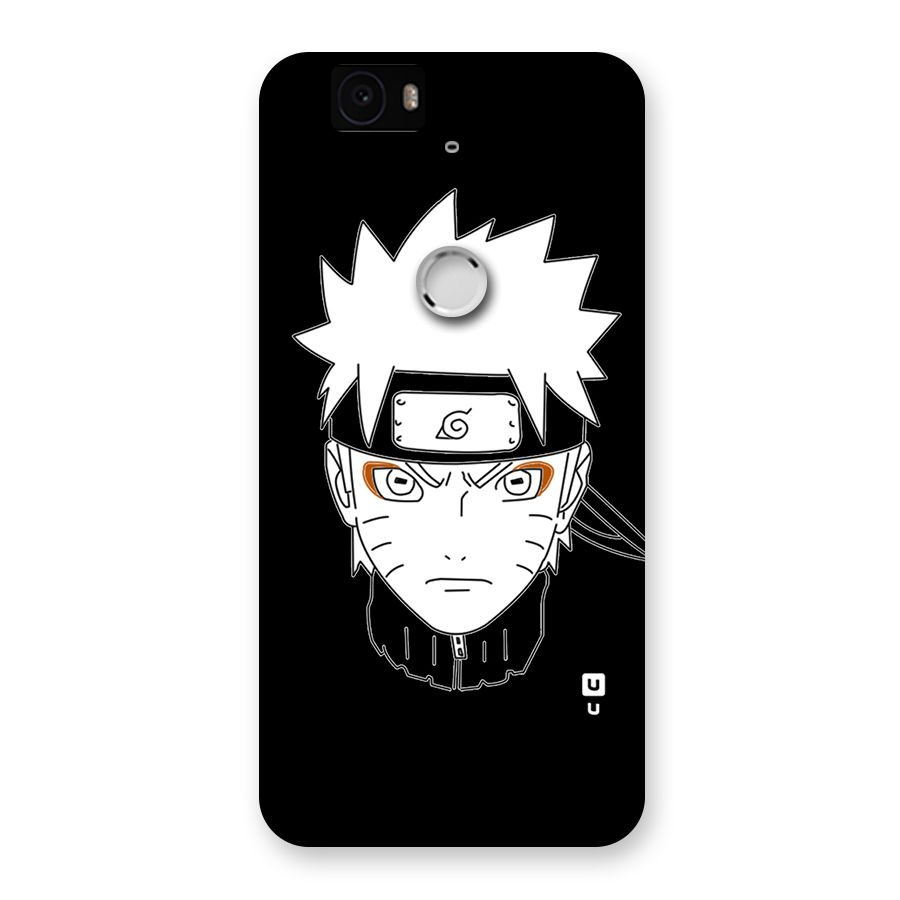 Naruto Black and White Art Back Case for Google Nexus-6P