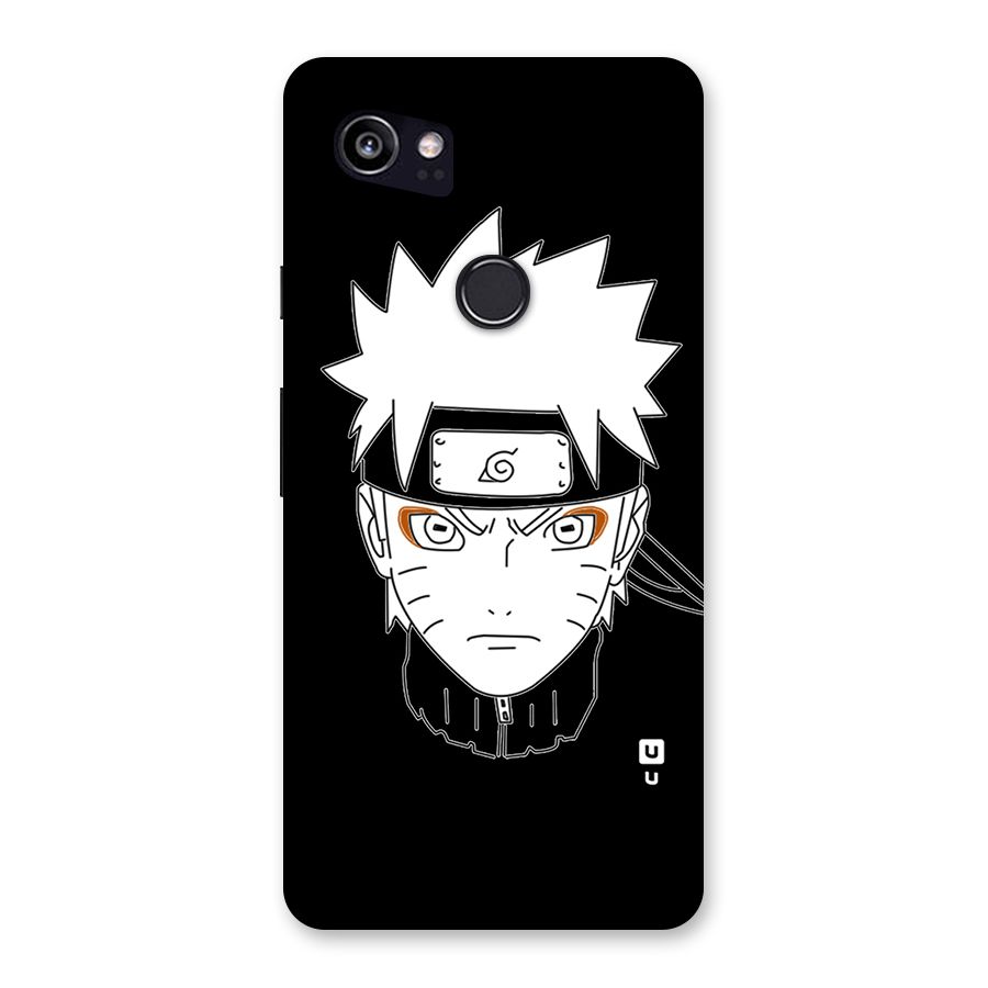 Naruto Black and White Art Back Case for Google Pixel 2 XL