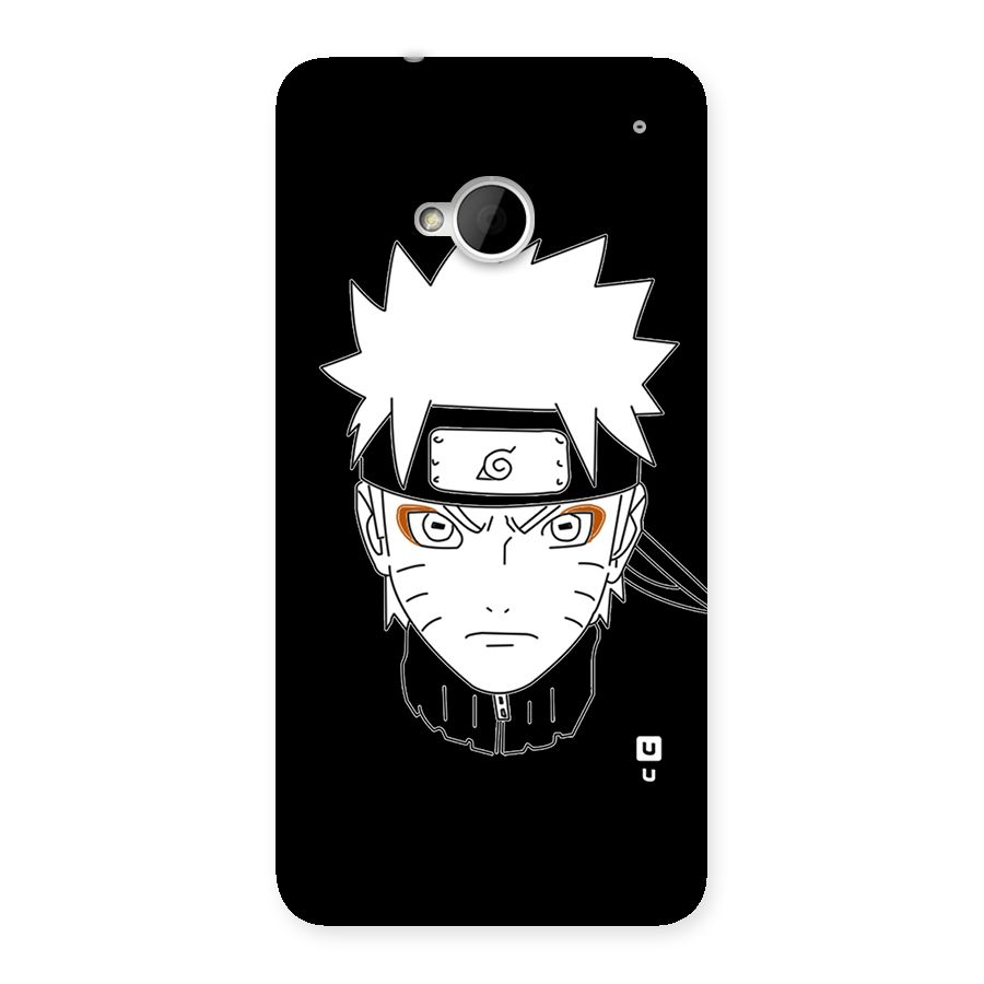 Naruto Black and White Art Back Case for HTC One M7
