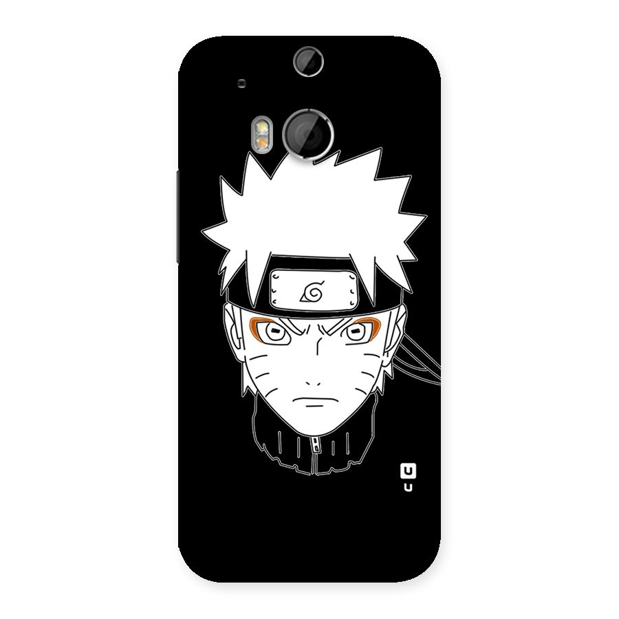 Naruto Black and White Art Back Case for HTC One M8