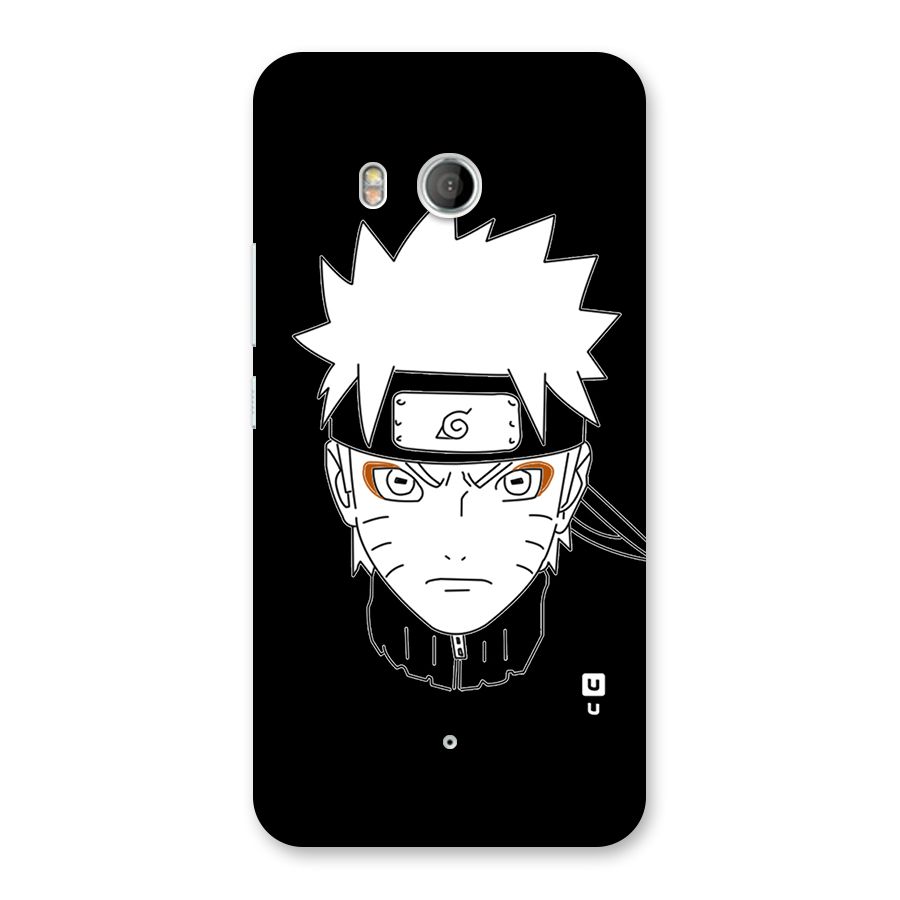 Naruto Black and White Art Back Case for HTC U11