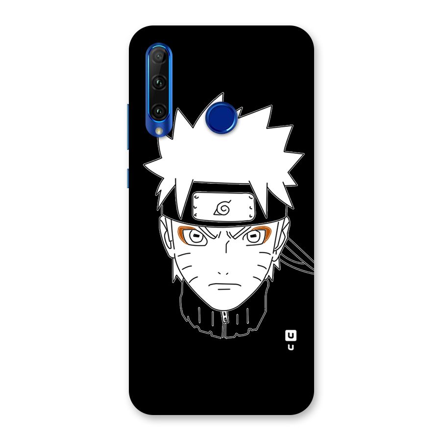 Naruto Black and White Art Back Case for Honor 20i