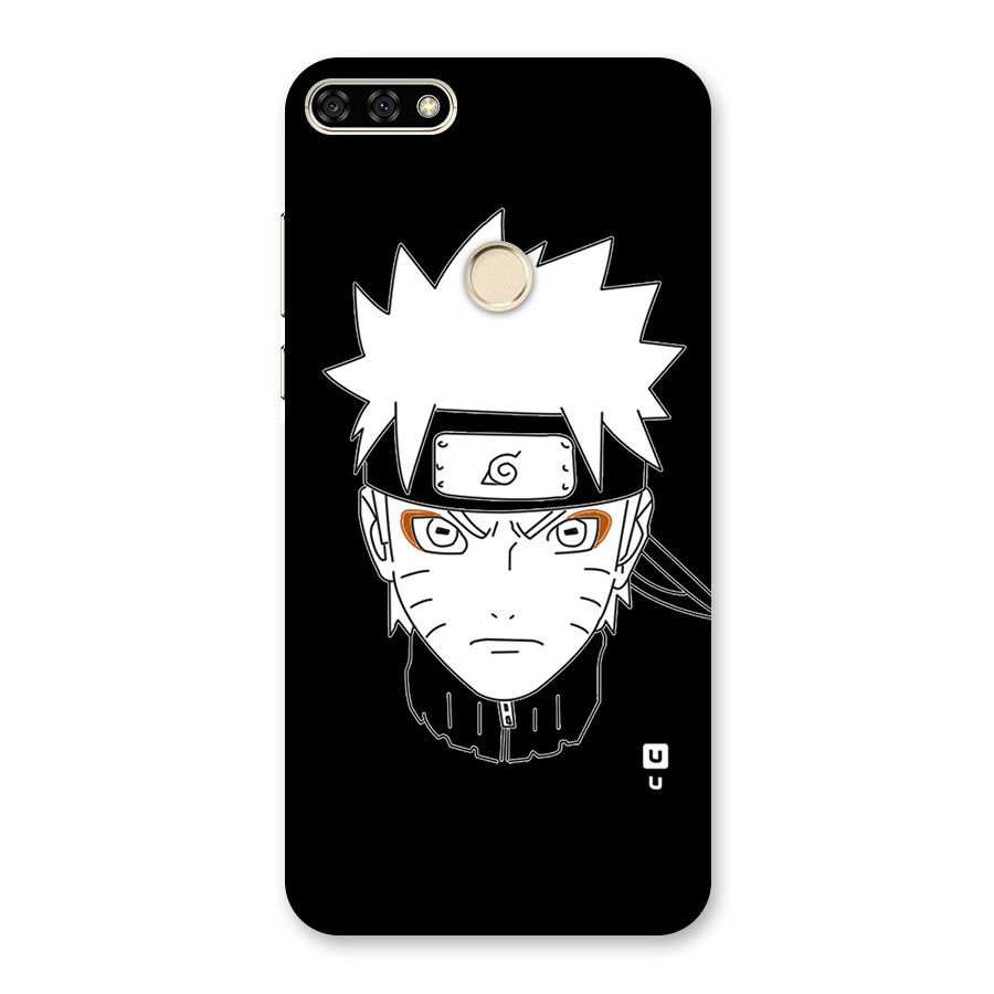Naruto Black and White Art Back Case for Honor 7A