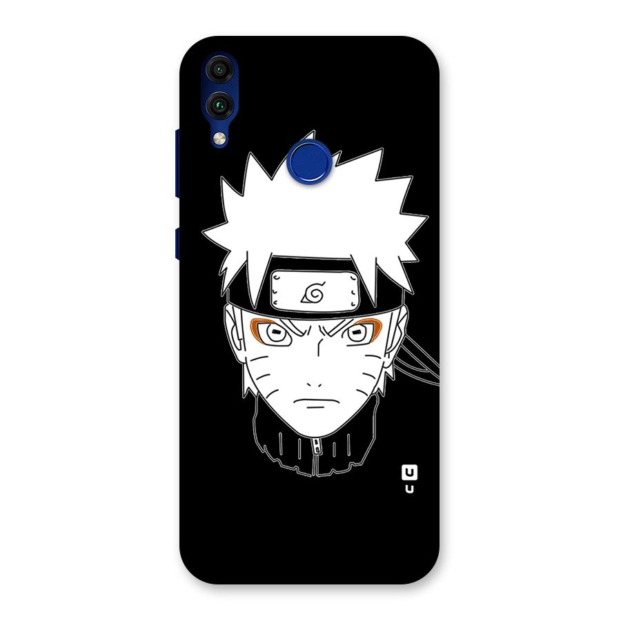 Naruto Black and White Art Back Case for Honor 8C