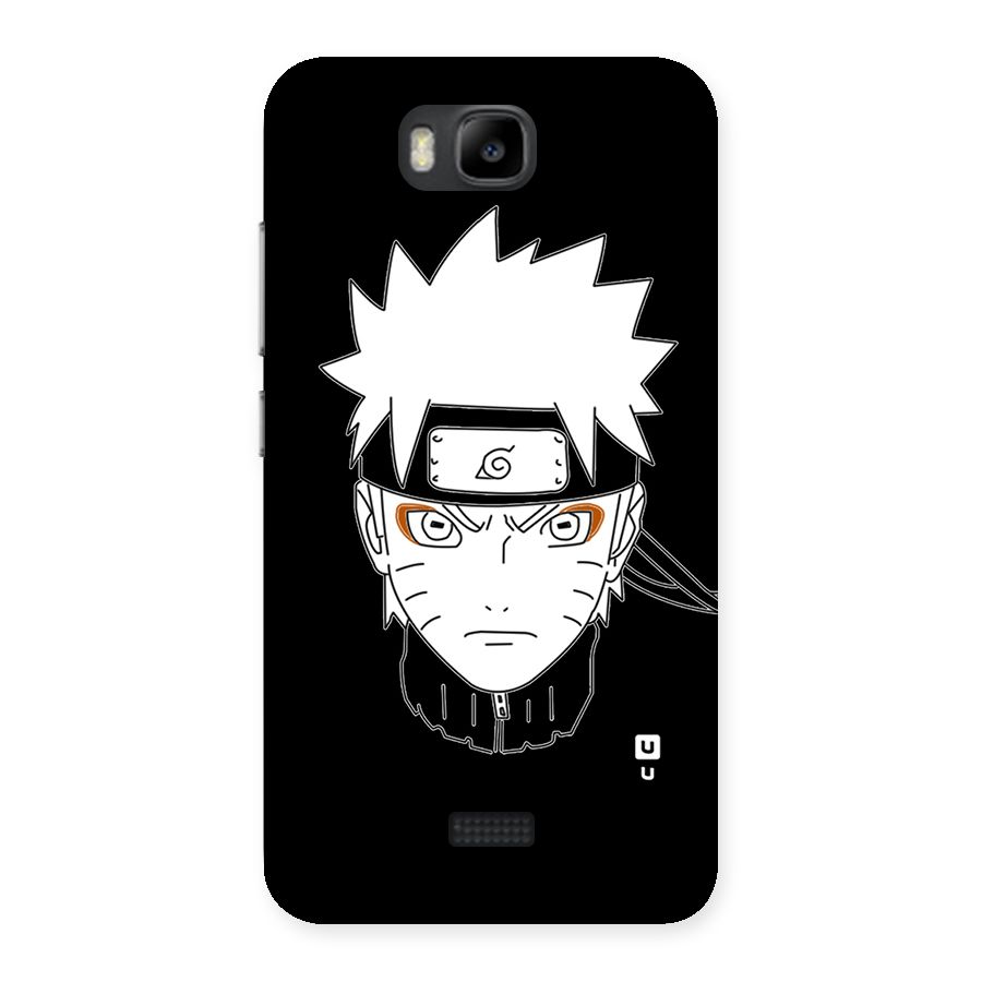 Naruto Black and White Art Back Case for Honor Bee