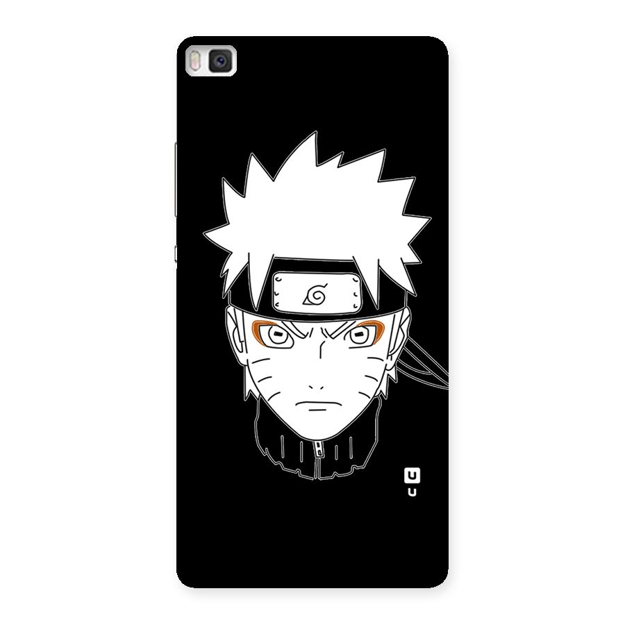 Naruto Black and White Art Back Case for Huawei P8