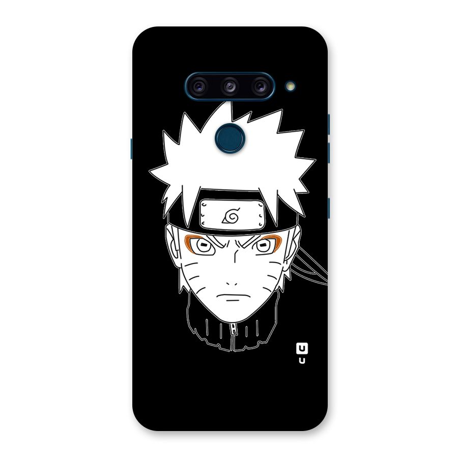 Naruto Black and White Art Back Case for LG  V40 ThinQ