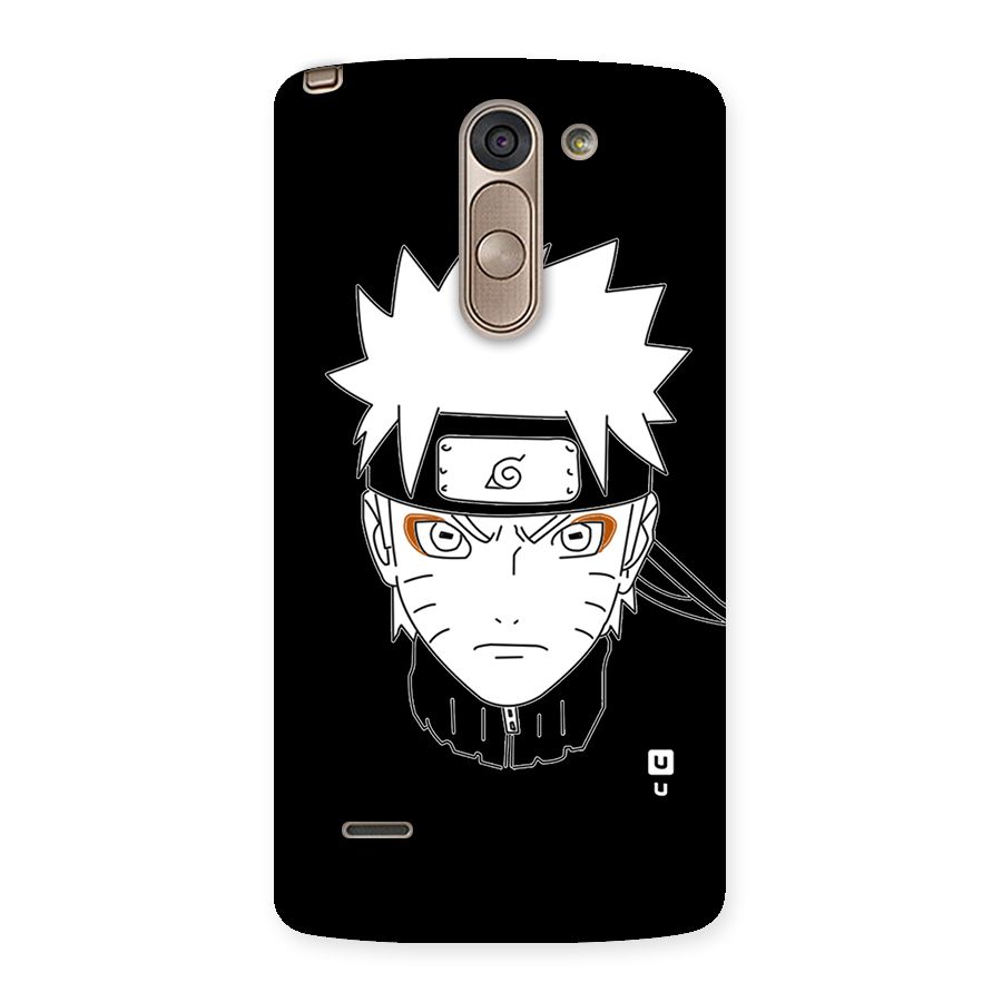 Naruto Black and White Art Back Case for LG G3 Stylus