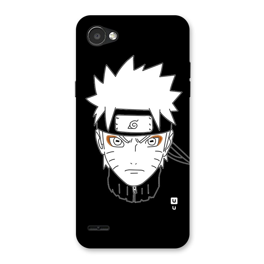 Naruto Black and White Art Back Case for LG Q6