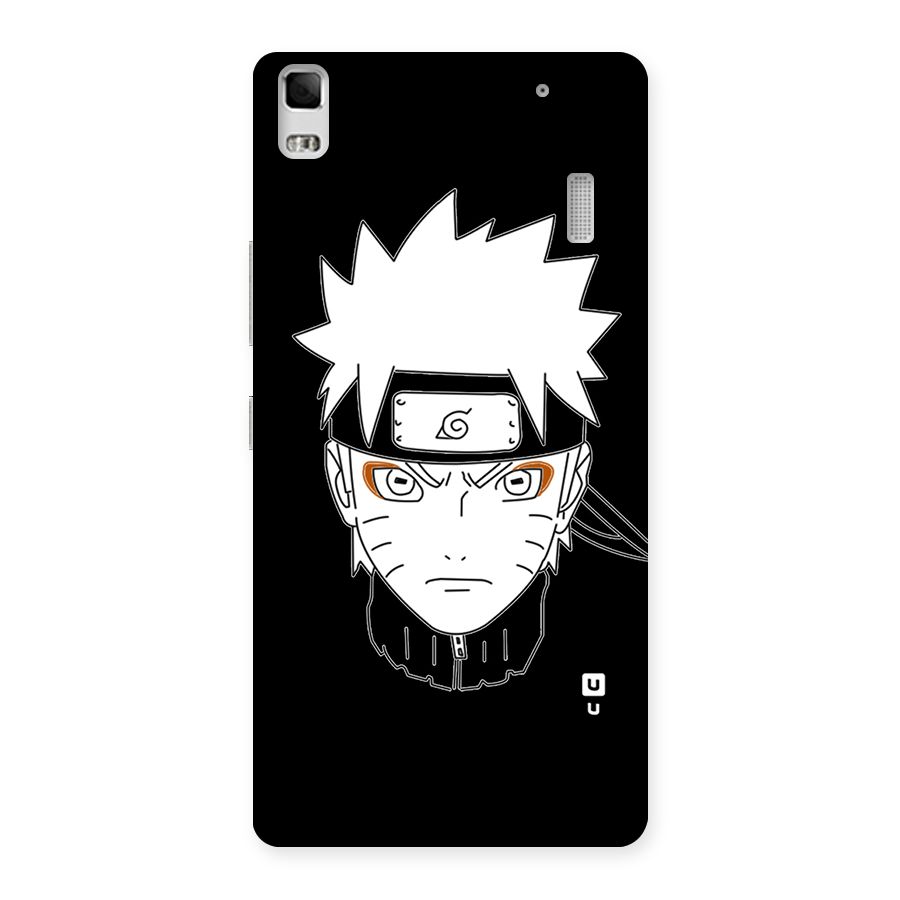 Naruto Black and White Art Back Case for Lenovo K3 Note