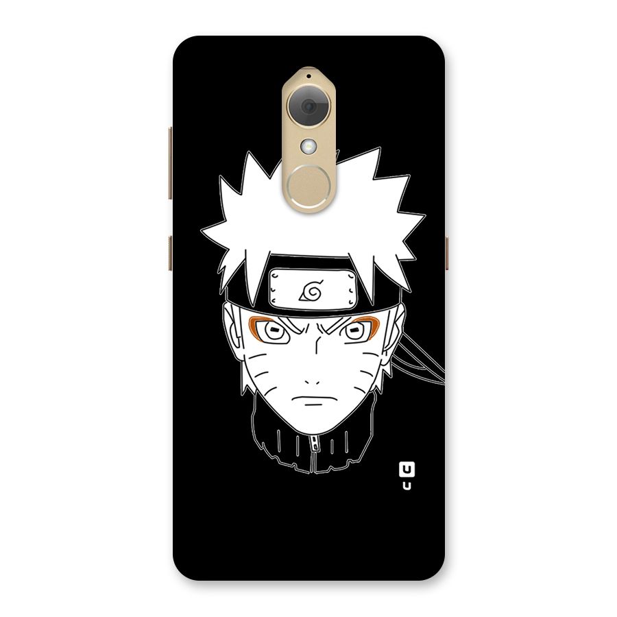 Naruto Black and White Art Back Case for Lenovo K8