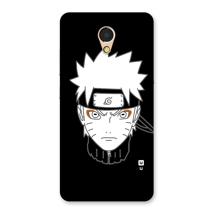 Naruto Black and White Art Back Case for Lenovo P2