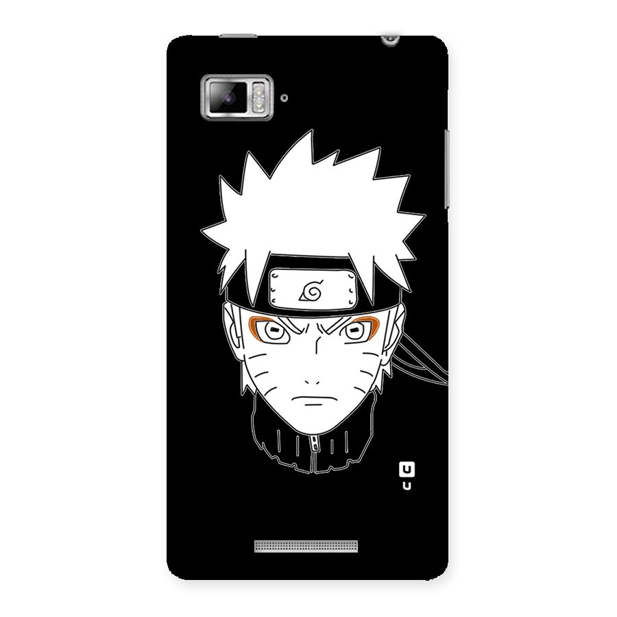Naruto Black and White Art Back Case for Lenovo Vibe Z K910