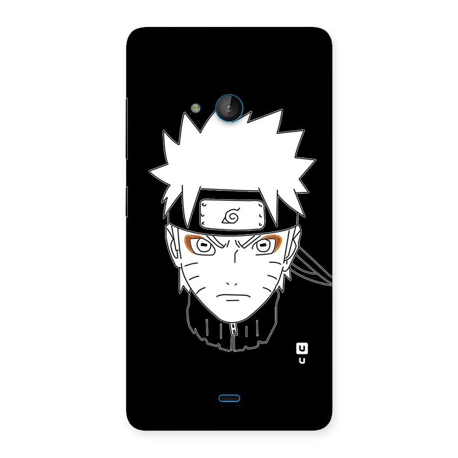 Naruto Black and White Art Back Case for Lumia 540