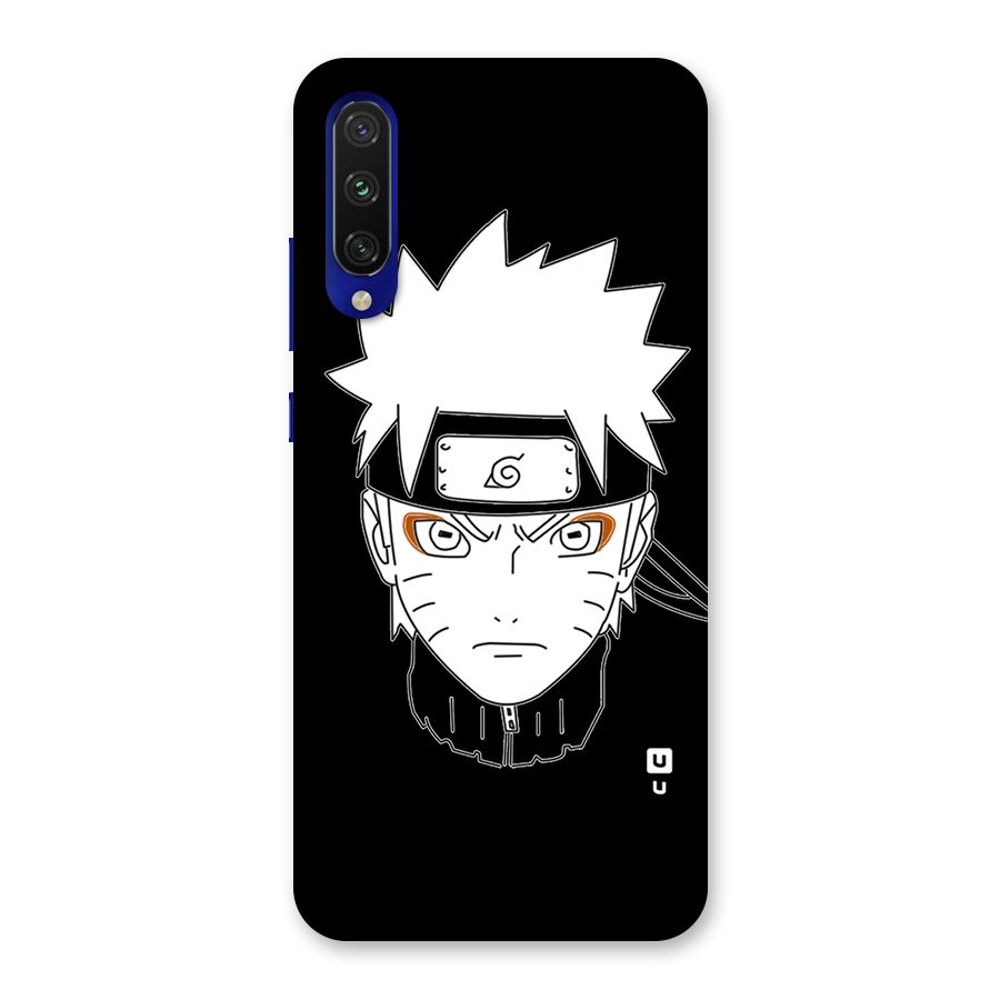 Naruto Black and White Art Back Case for Mi A3