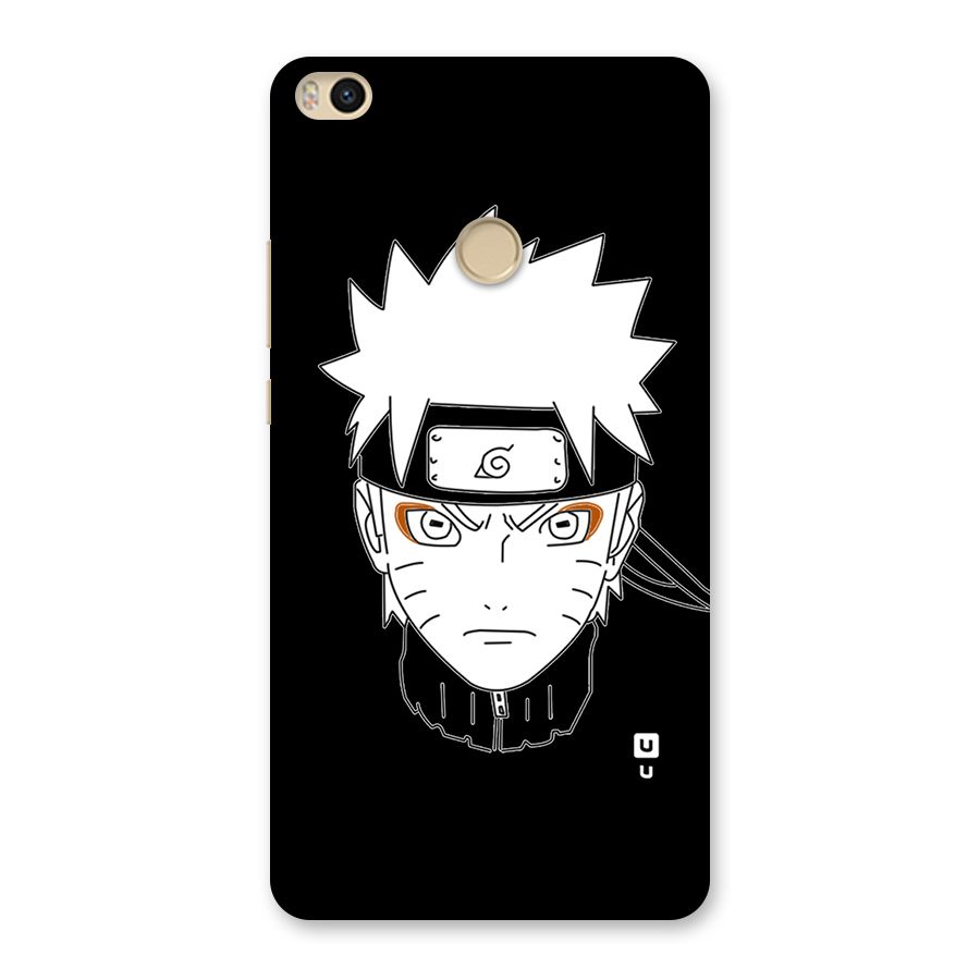Naruto Black and White Art Back Case for Mi Max 2