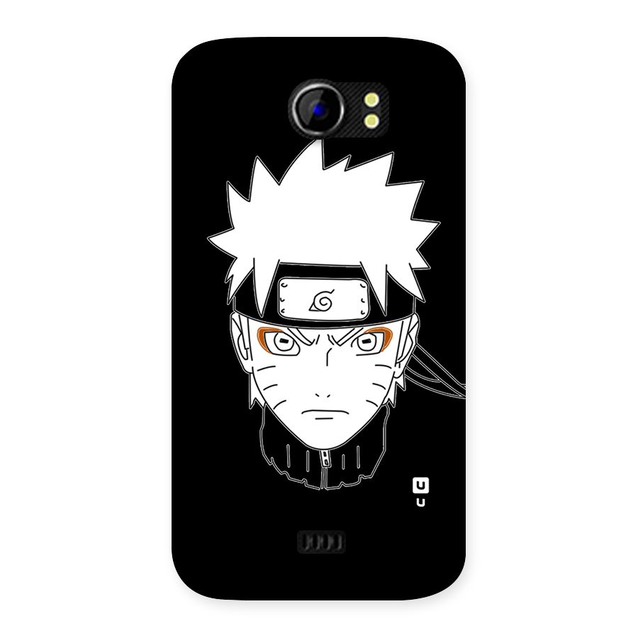 Naruto Black and White Art Back Case for Micromax Canvas 2 A110