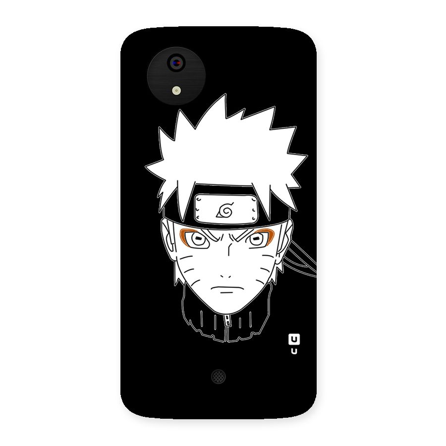 Naruto Black and White Art Back Case for Micromax Canvas A1