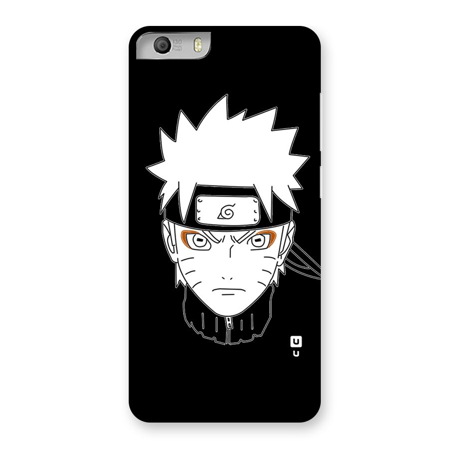Naruto Black and White Art Back Case for Micromax Canvas Knight 2