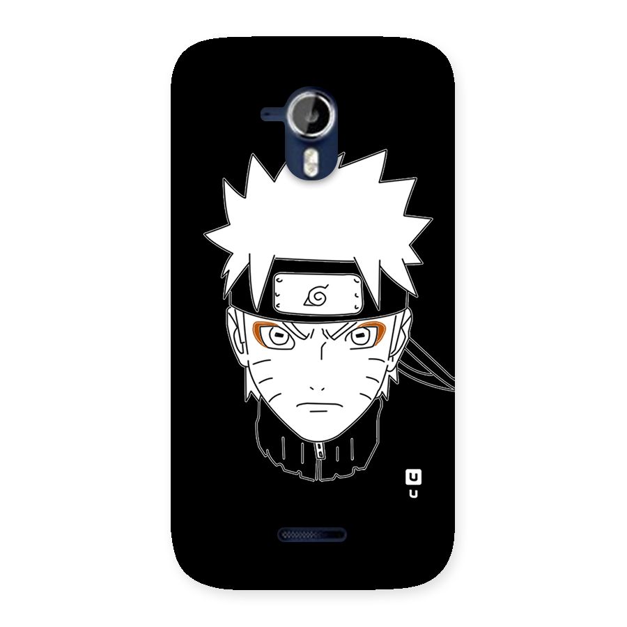 Naruto Black and White Art Back Case for Micromax Canvas Magnus A117