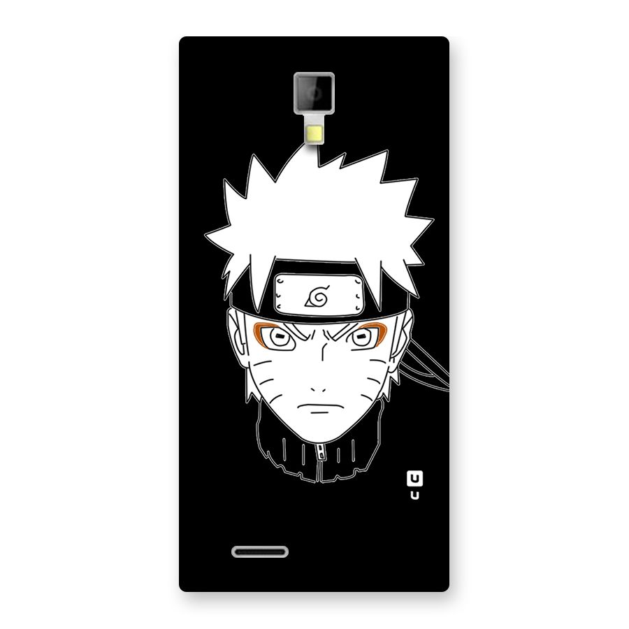 Naruto Black and White Art Back Case for Micromax Canvas Xpress A99