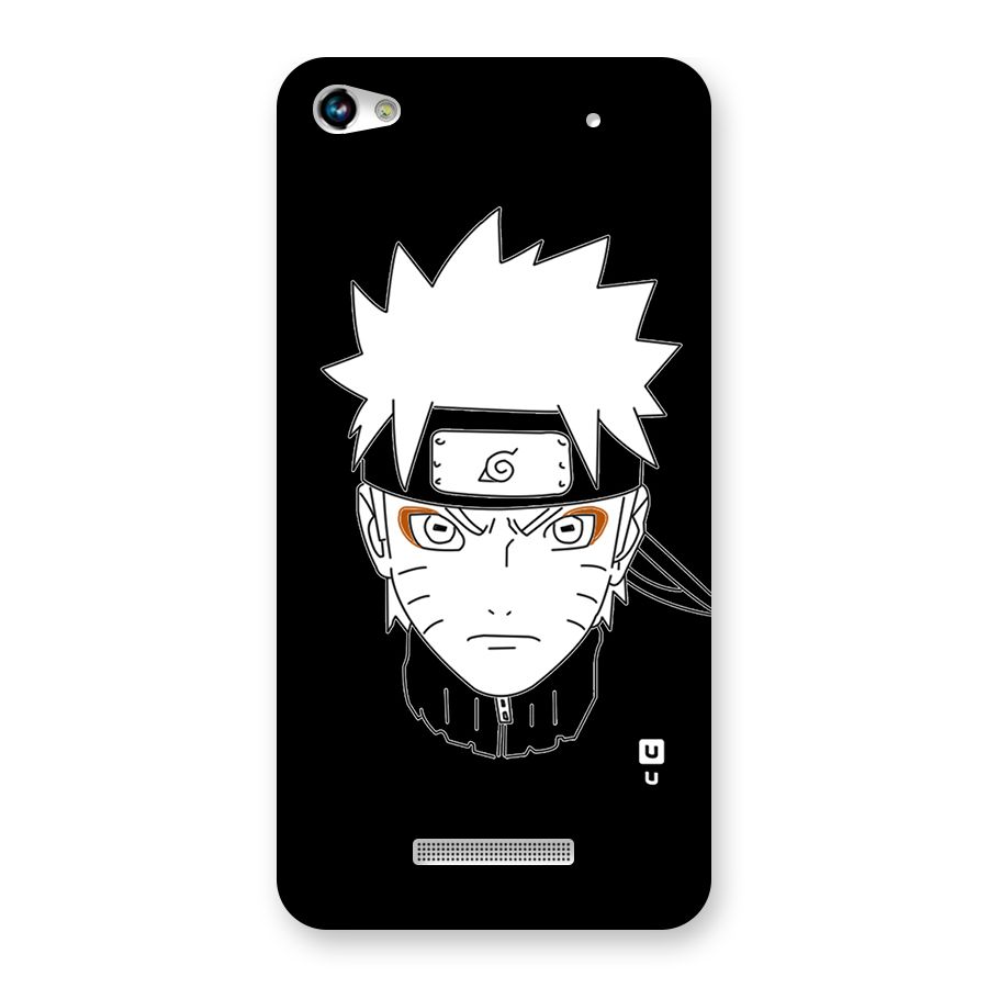 Naruto Black and White Art Back Case for Micromax Hue 2