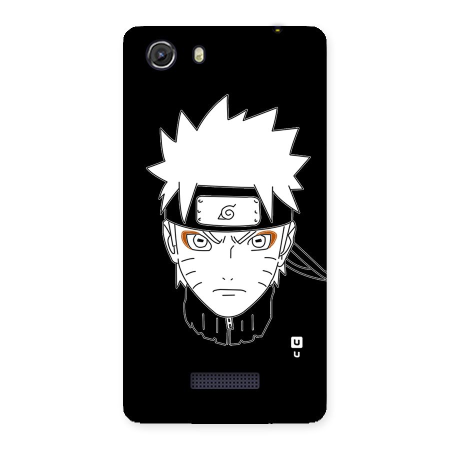 Naruto Black and White Art Back Case for Micromax Unite 3
