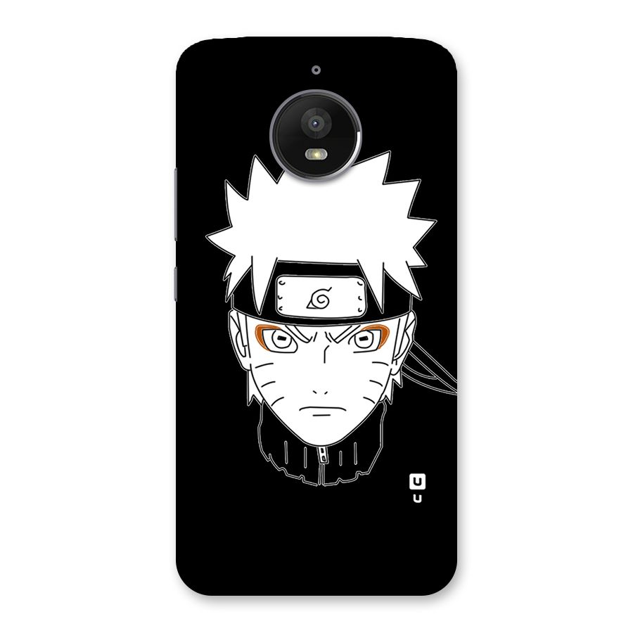 Naruto Black and White Art Back Case for Moto E4 Plus