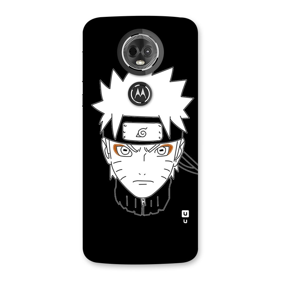 Naruto Black and White Art Back Case for Moto E5 Plus