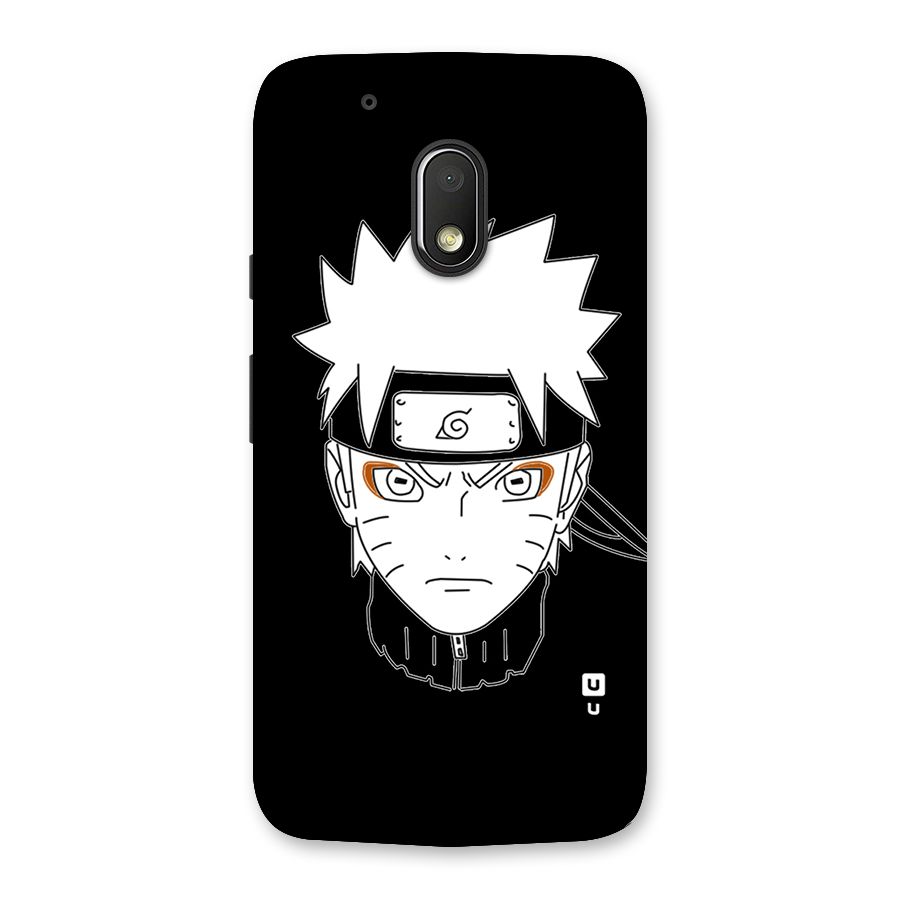 Naruto Black and White Art Back Case for Moto G4 Play