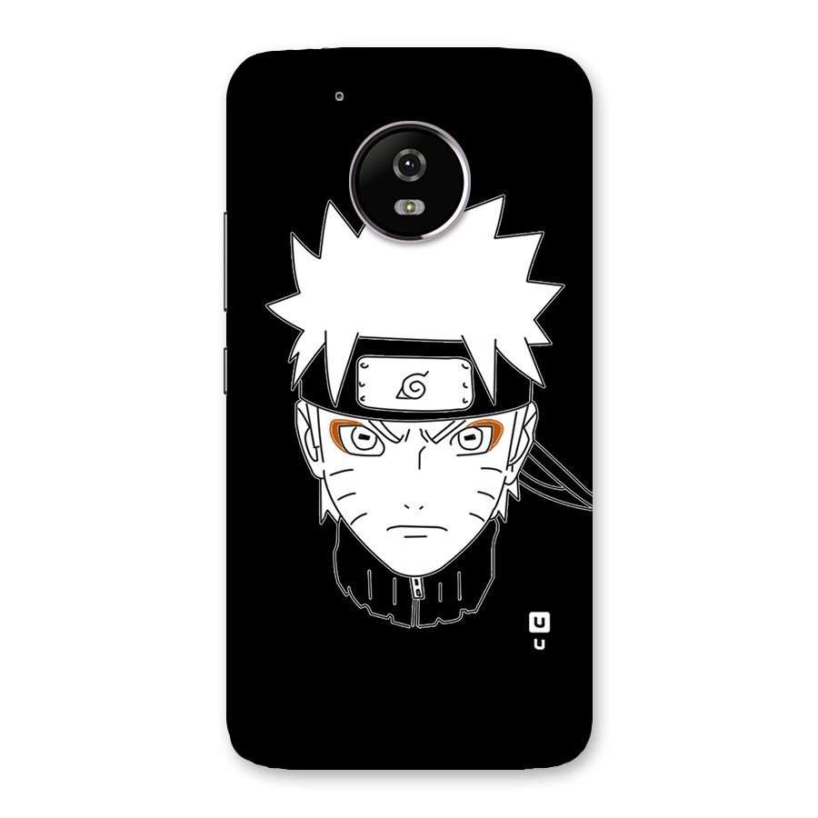 Naruto Black and White Art Back Case for Moto G5