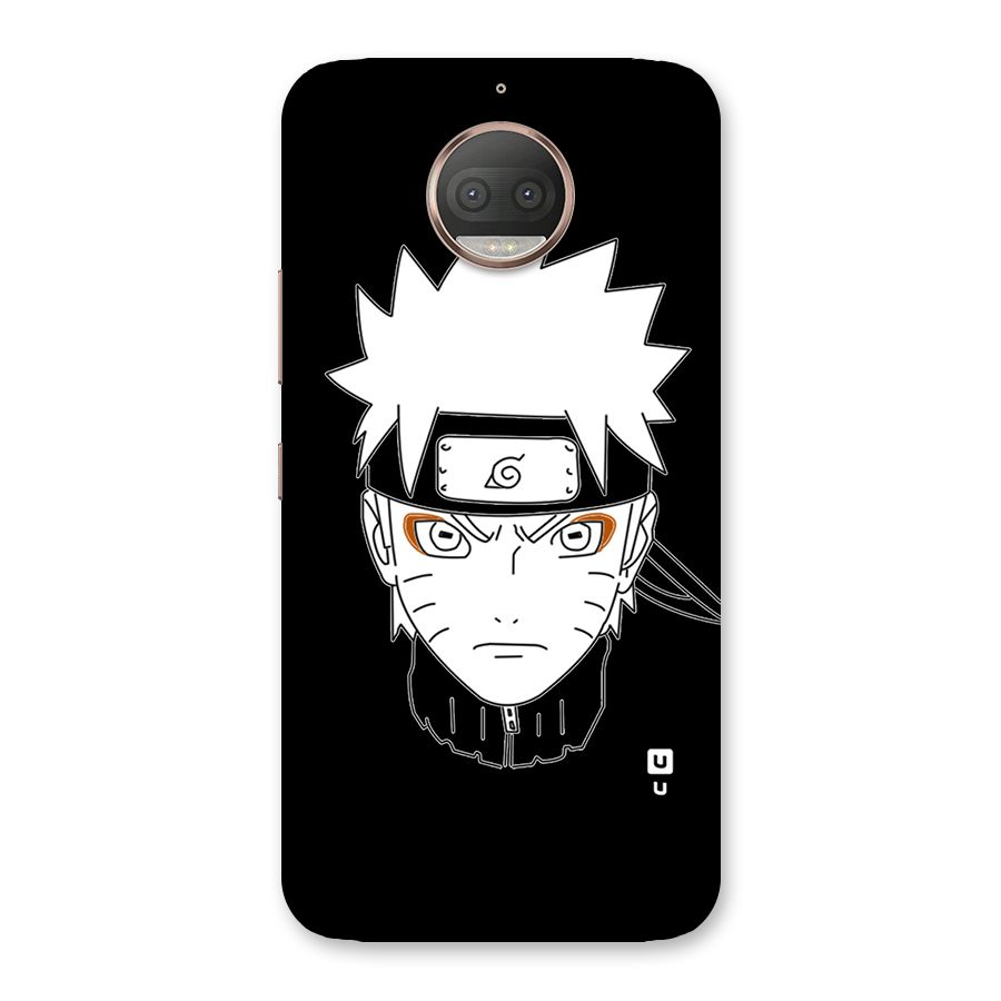 Naruto Black and White Art Back Case for Moto G5s Plus