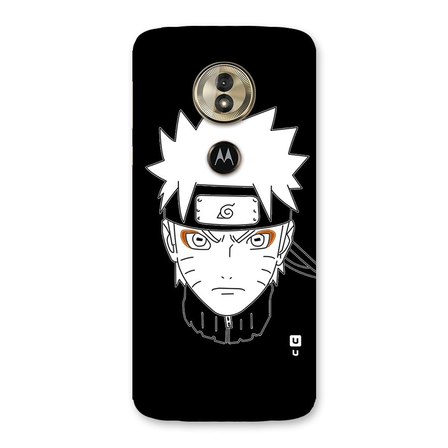 Naruto Black and White Art Back Case for Moto G6 Play