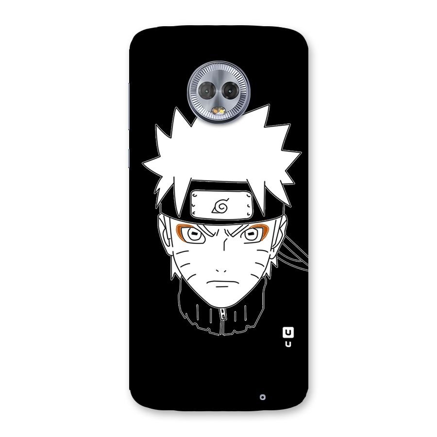 Naruto Black and White Art Back Case for Moto G6 Plus