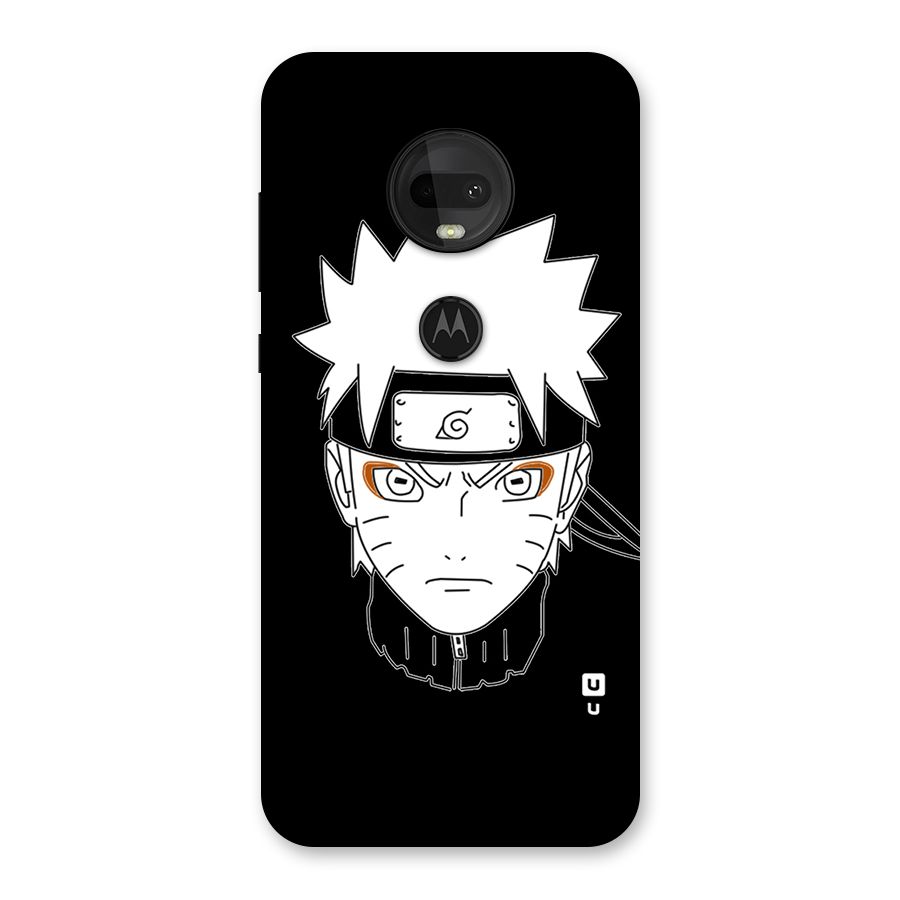 Naruto Black and White Art Back Case for Moto G7