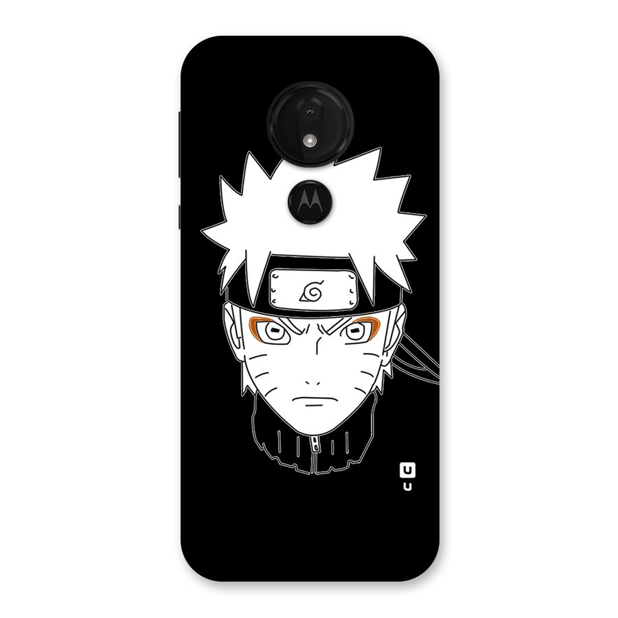 Naruto Black and White Art Back Case for Moto G7 Power