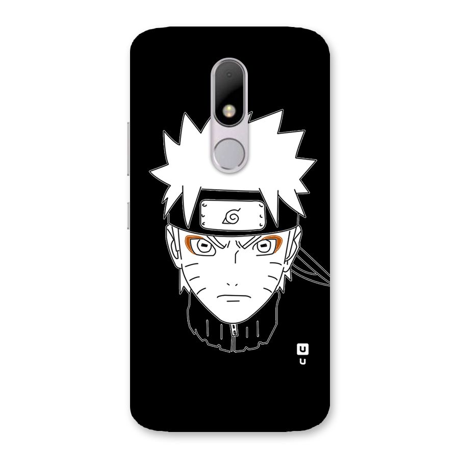 Naruto Black and White Art Back Case for Moto M