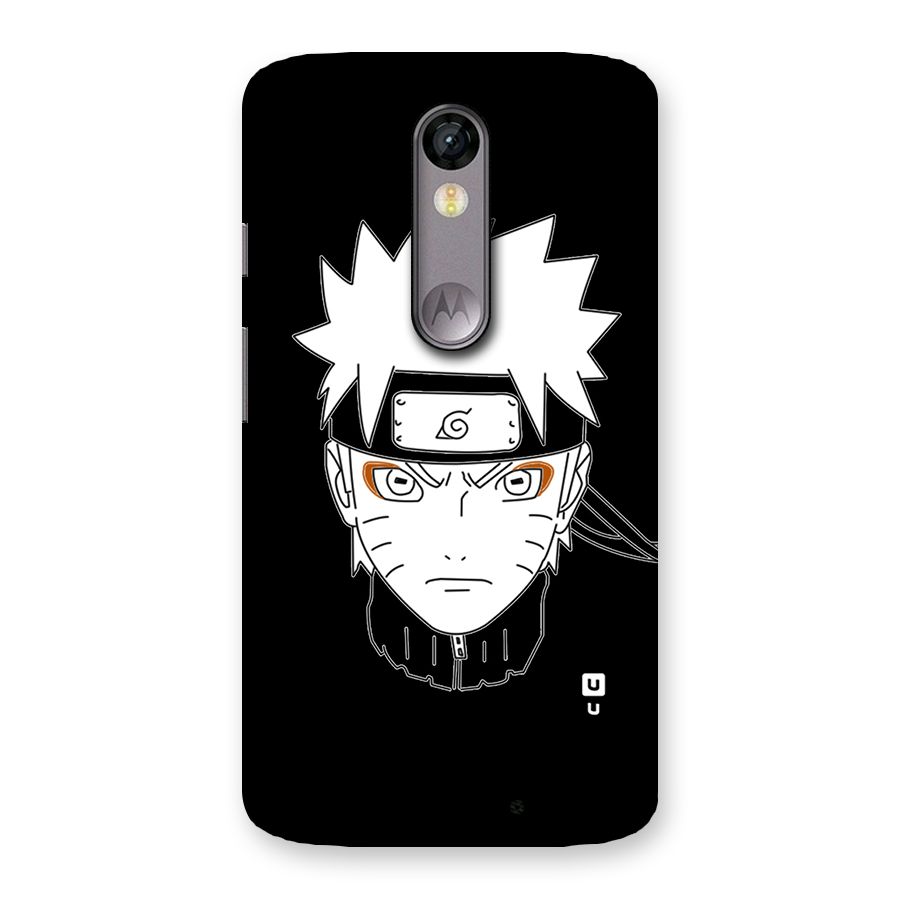 Naruto Black and White Art Back Case for Moto X Force