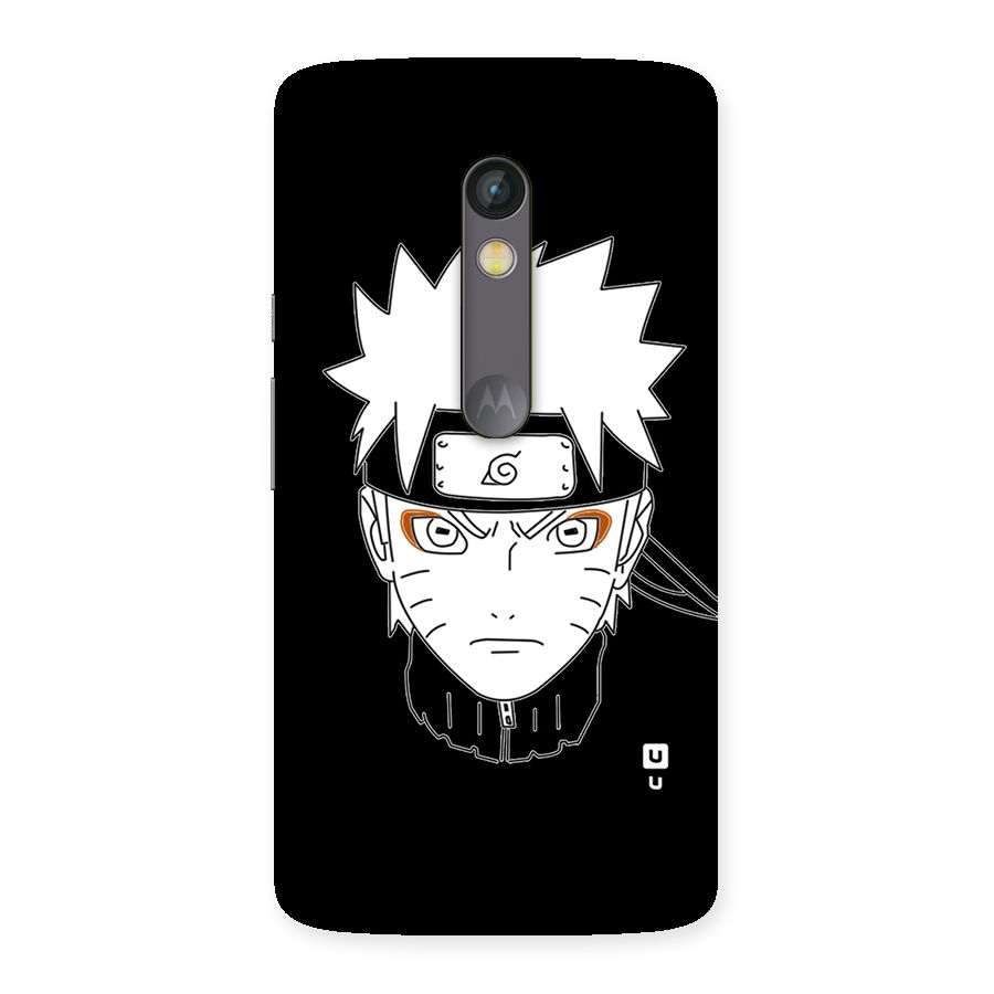 Naruto Black and White Art Back Case for Moto X Play