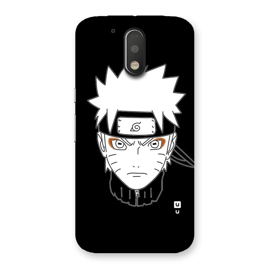 Naruto Black and White Art Back Case for Motorola Moto G4
