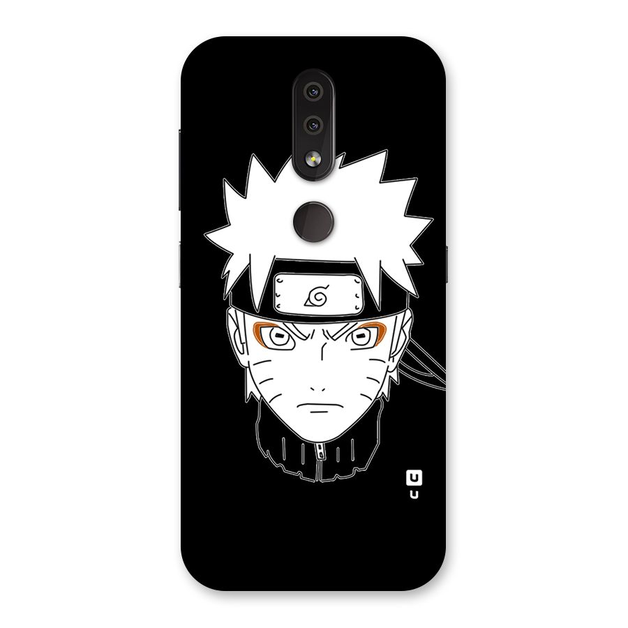 Naruto Black and White Art Back Case for Nokia 4.2