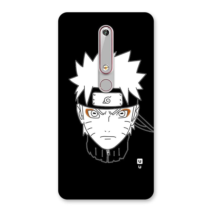 Naruto Black and White Art Back Case for Nokia 6.1