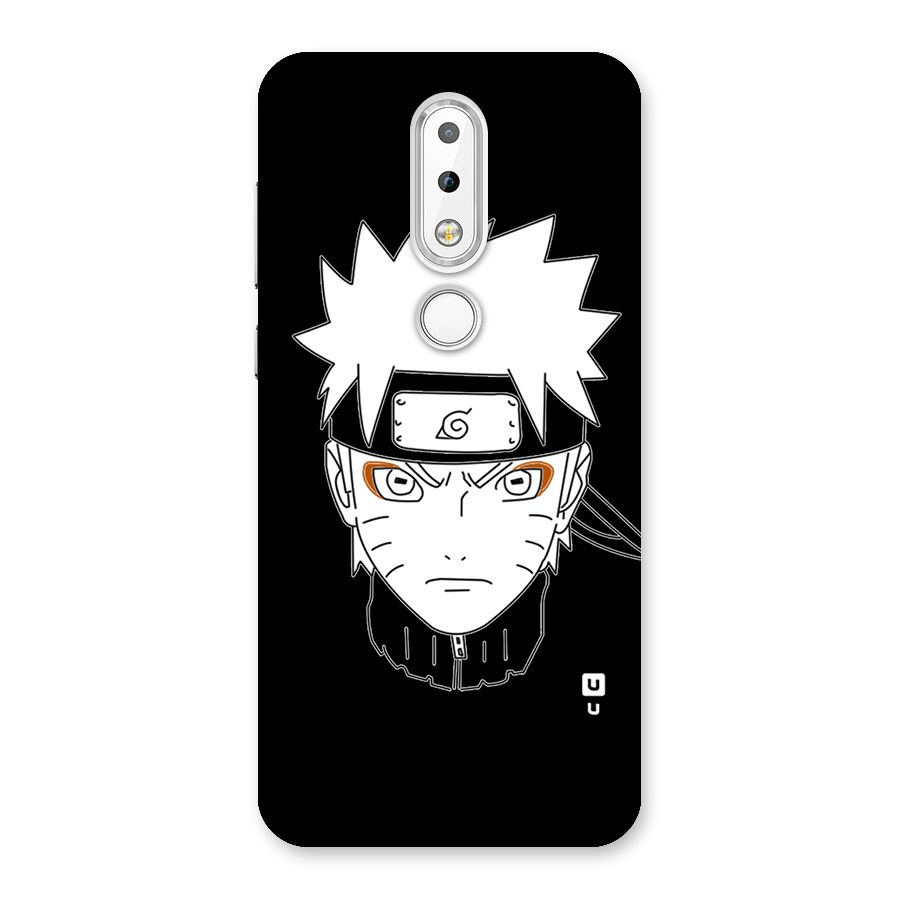 Naruto Black and White Art Back Case for Nokia 6.1 Plus