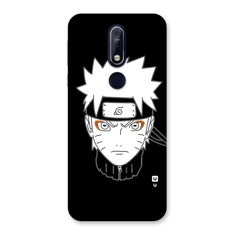 Naruto Black and White Art Back Case for Nokia 7.1