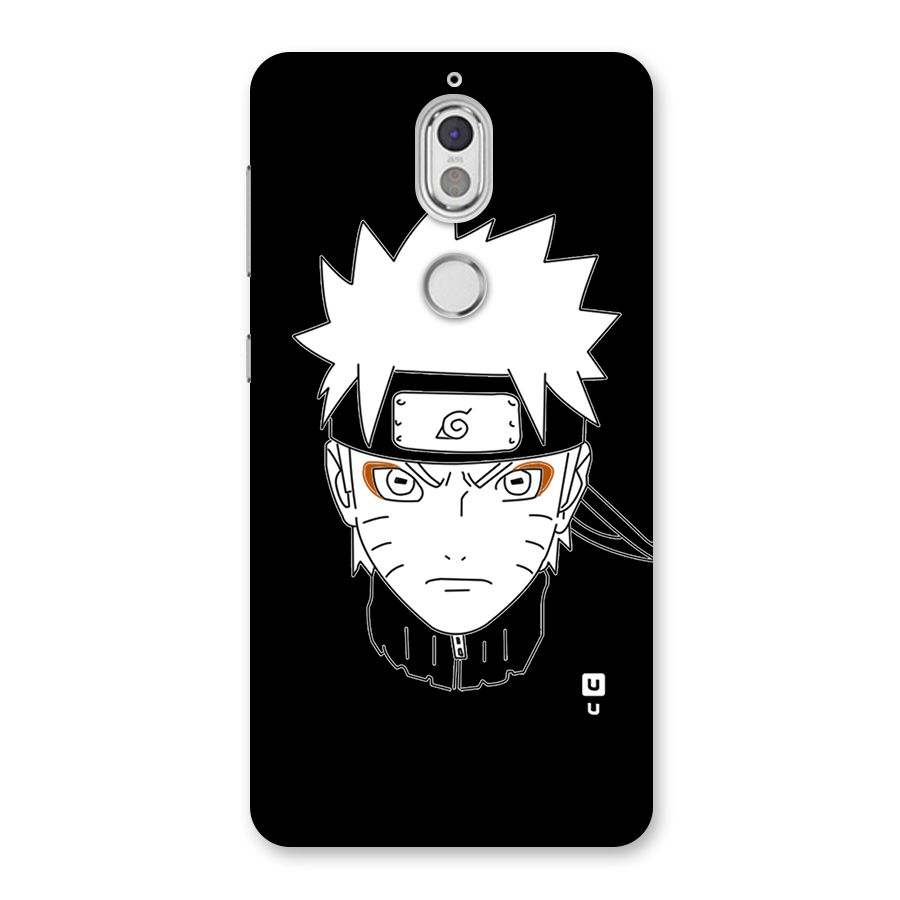 Naruto Black and White Art Back Case for Nokia 7