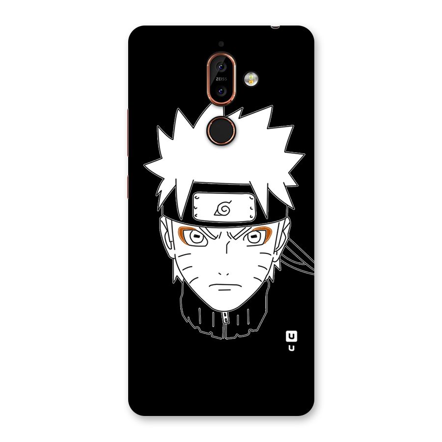 Naruto Black and White Art Back Case for Nokia 7 Plus