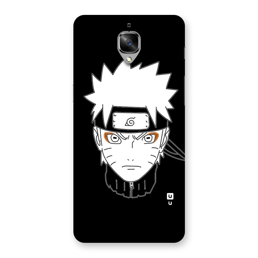 Naruto Black and White Art Back Case for OnePlus 3